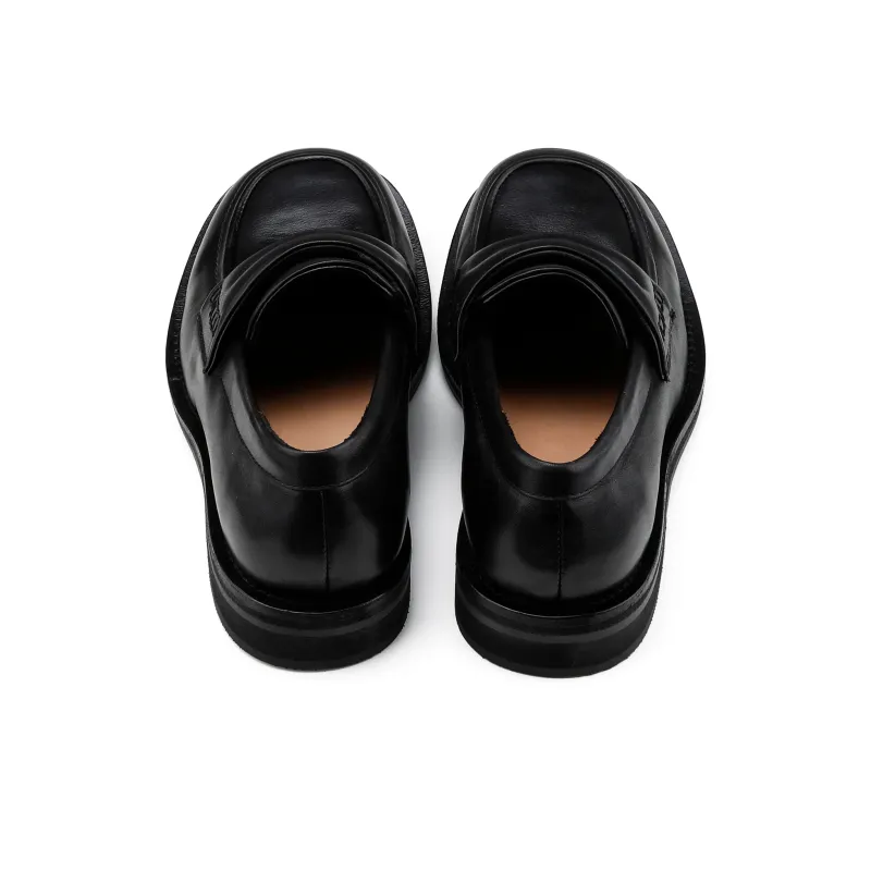 HANQIAORIJI Black Blood Series Loafers Unisex Black-6