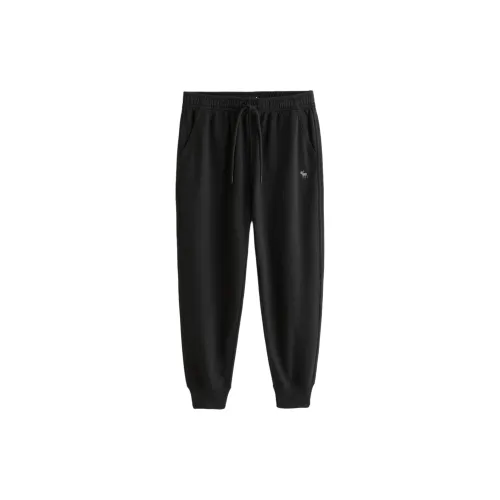 Abercrombie＆Fitch Knitted Sports Pants Men's Black