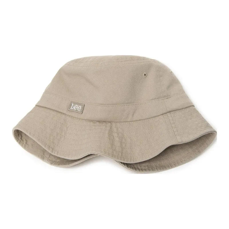 Lee Cotton Bucket Hats Unisex Beige-2