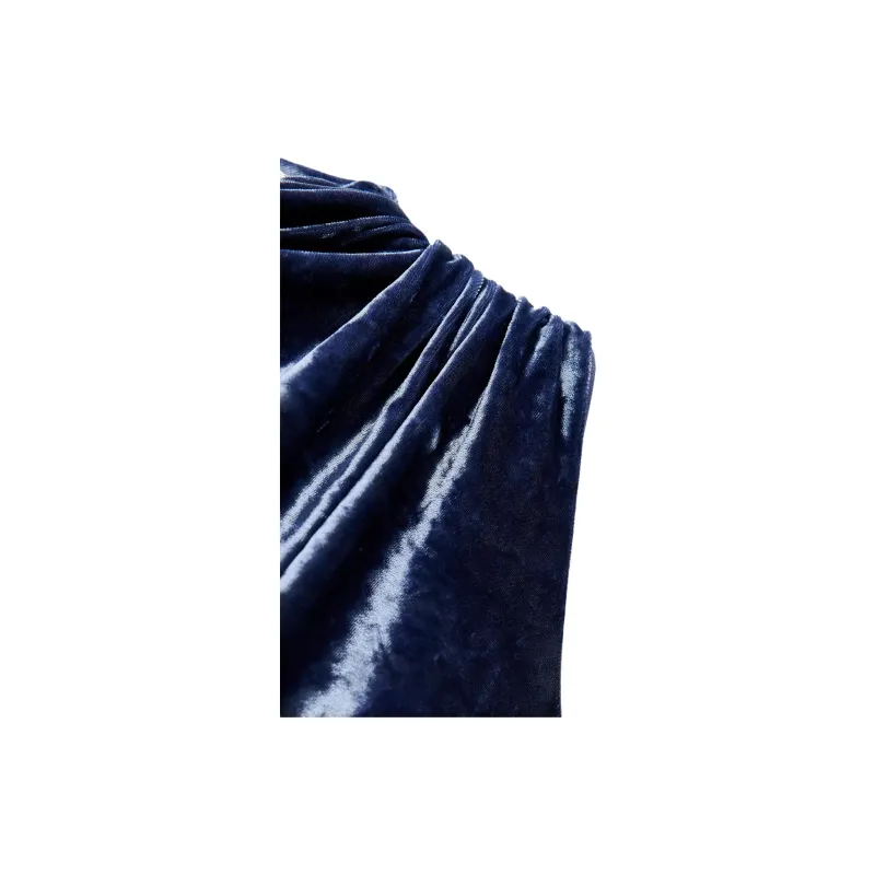 ZARA Sleeveless Dress Women's Night Blue-6