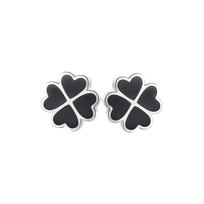 CENTURY&KINDLE S925 Silver Stud Earrings Women's-0