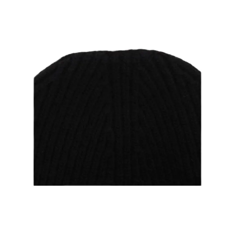 Y 3 Logo Printed Ribbed Knit Beanie-4