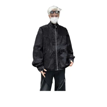 COMXZ Denim Jacket Unisex Black