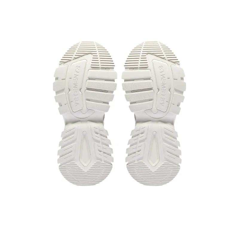 Vetements V2000 Low-Top Chunky Sneakers Unisex Cloud Frost White-4