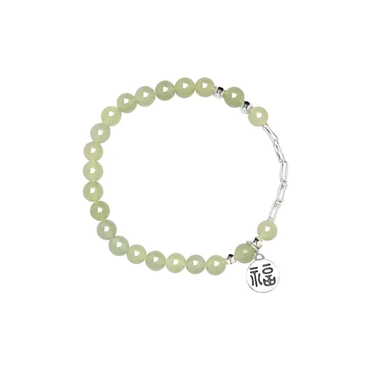 Gramda Hetian Jade Bracelets Green Jade Women's-0