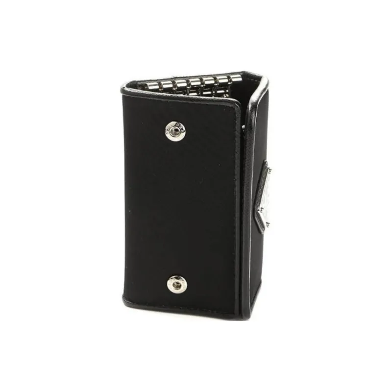 PRADA Nylon Key Pouch Unisex Black-3