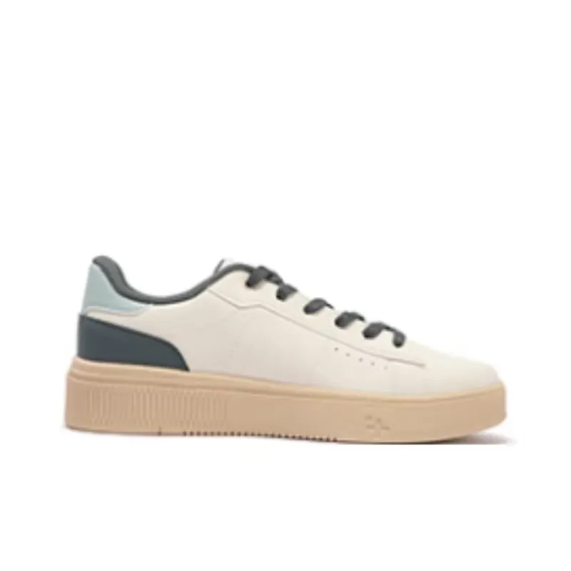 361° Slip-Resistant Cushioning Abrasion-Resistant Low-Top Skateboard Shoes Men's Beige Gray-1