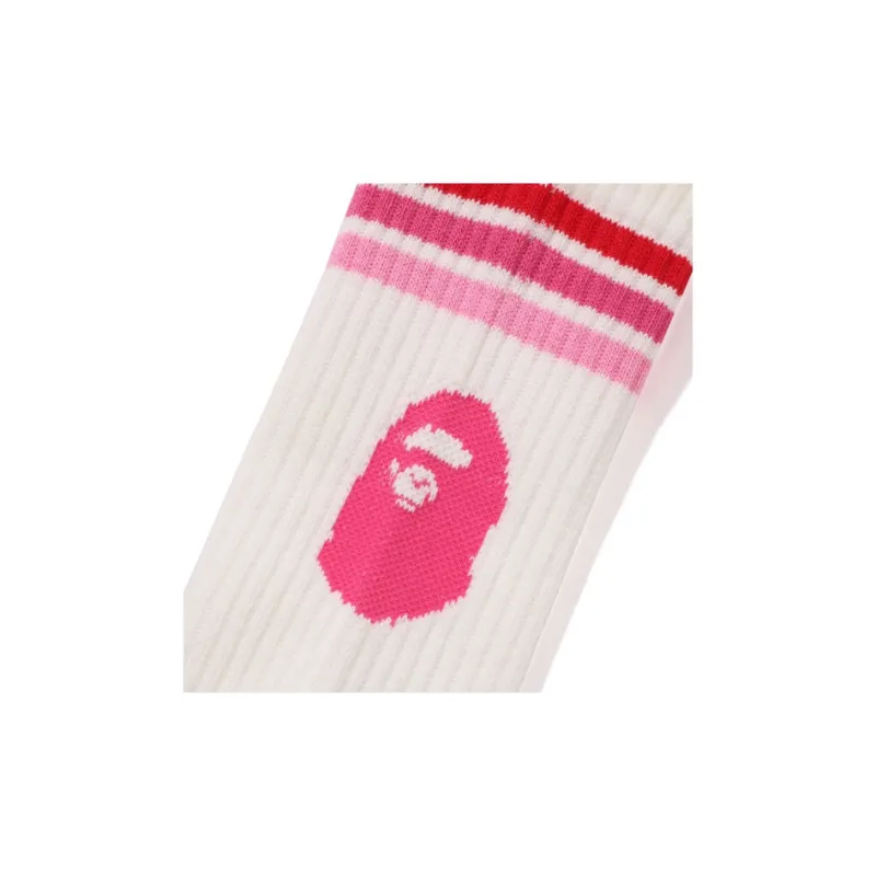 A BATHING APE SS25 Mid Calf Socks Unisex 1 Pack-1
