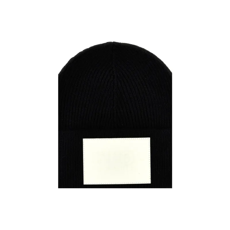 MM6 Maison Margiela Numbers Motif Rib Knitted Beanie-3