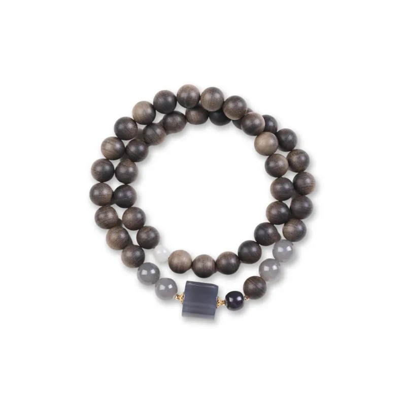 TIANTAISHAN Old Mountain Sandalwood Precious Wood Bracelets Unisex-0