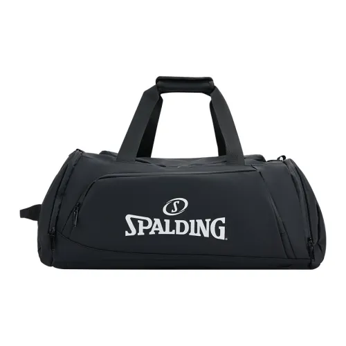 SPALDING Membrana Dermalis Handbag, Travel Bag, Basketball Bag, Independent Shoe Compartment Unisex Black
