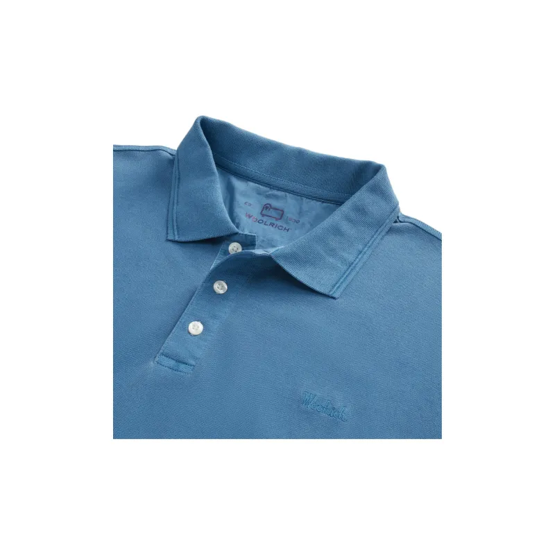WOOLRICH Garment Dyed Mackinack Polo Shirt-5