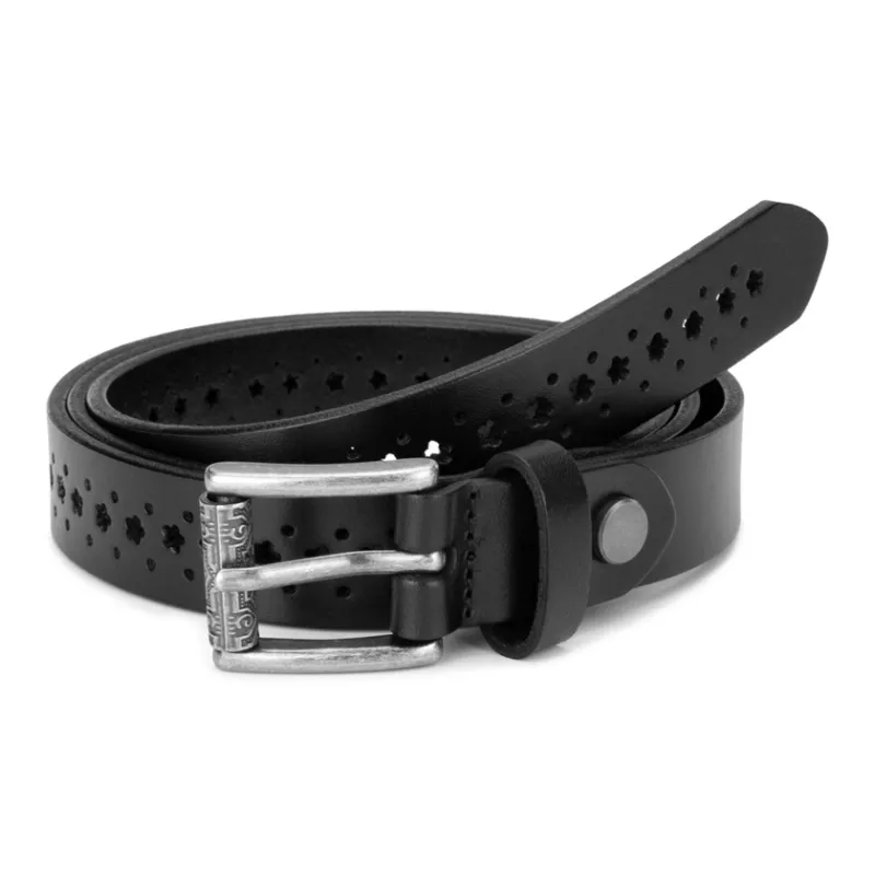 Cows Reign Top Grain Cow Leather Leather Belts Women's Width 2.4CM-3