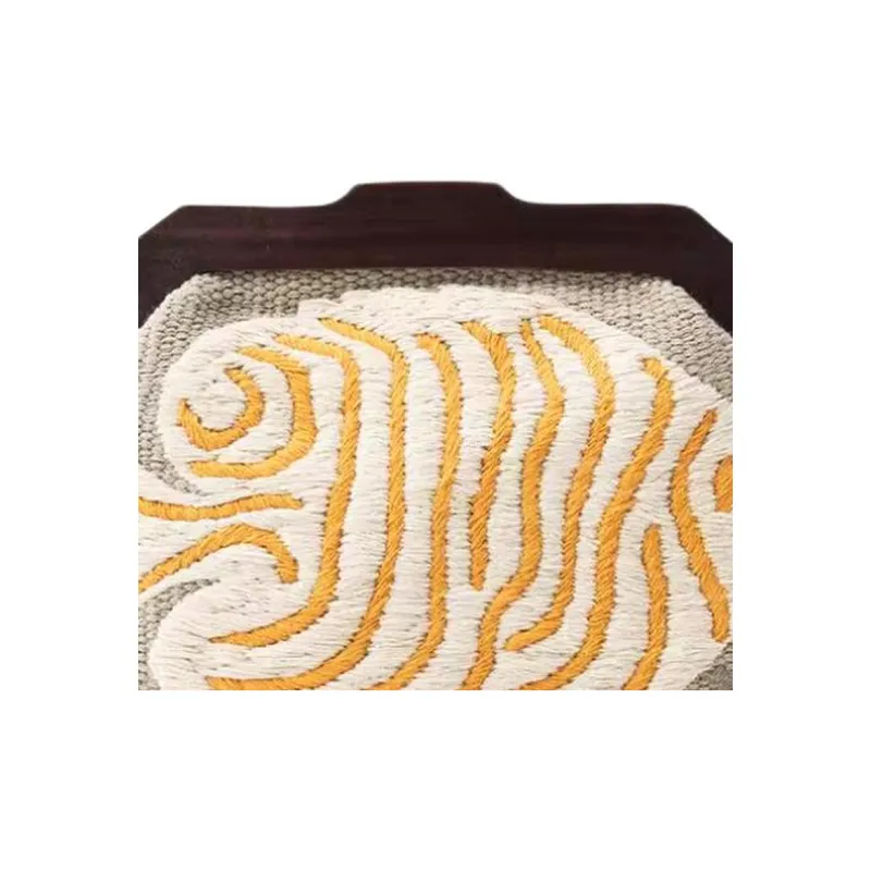 ZARA Cotton Clutch Small Size Women's Gray & Multicolor-3