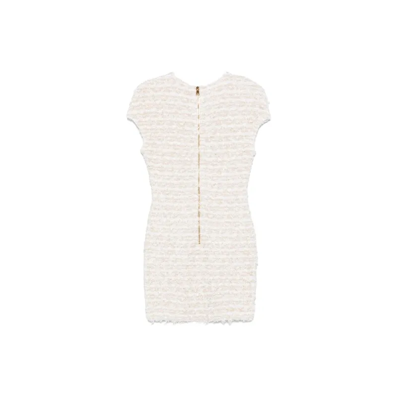 BALMAIN Tweed Mini Dress-1