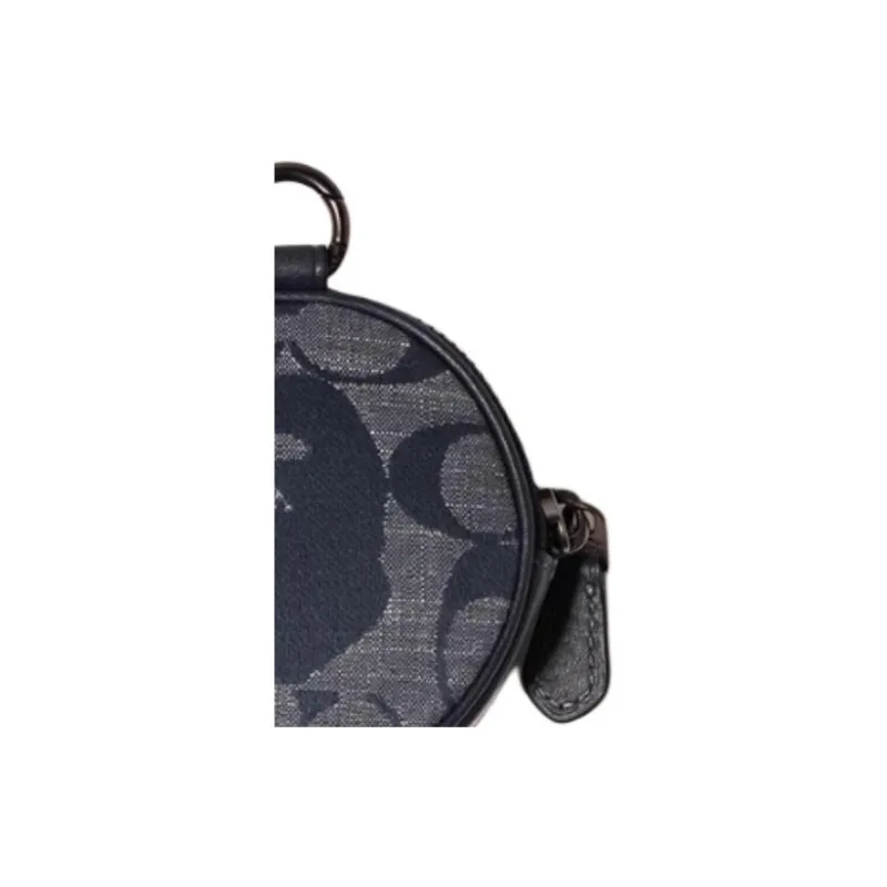 A BATHING APE BAPE X COACH Collaboration Cotton Coin Purse Regular Women's Dark Blue-1