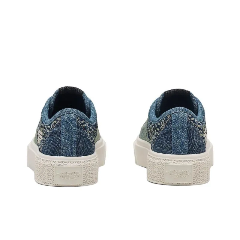 MARC JACOBS Low Top Canvas Shoes Women's Blue-4