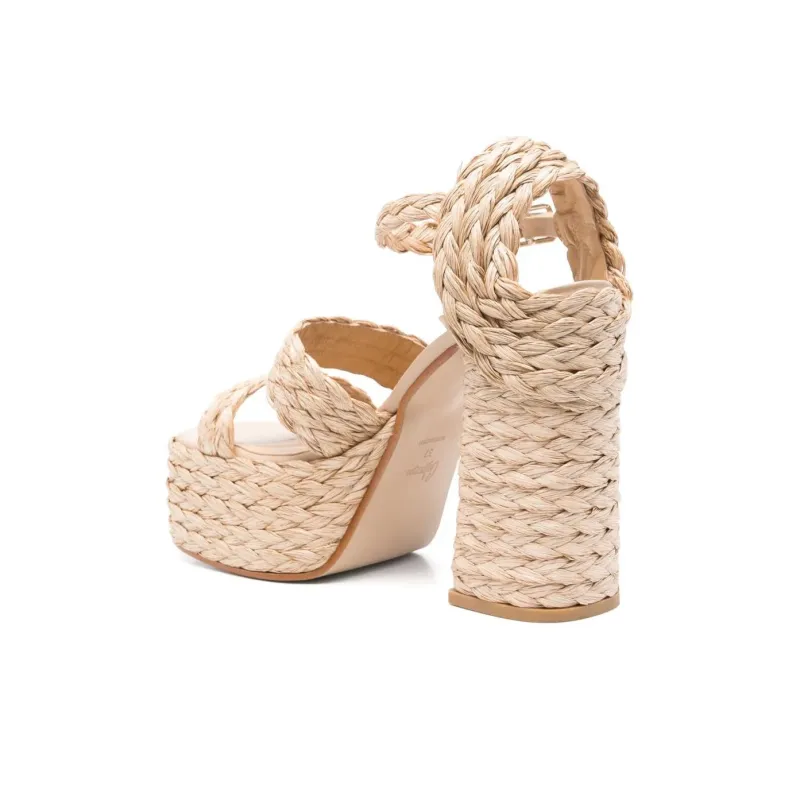 Castañer Fresa One Strap Sandals 8.5cm Women's Light Umber-1