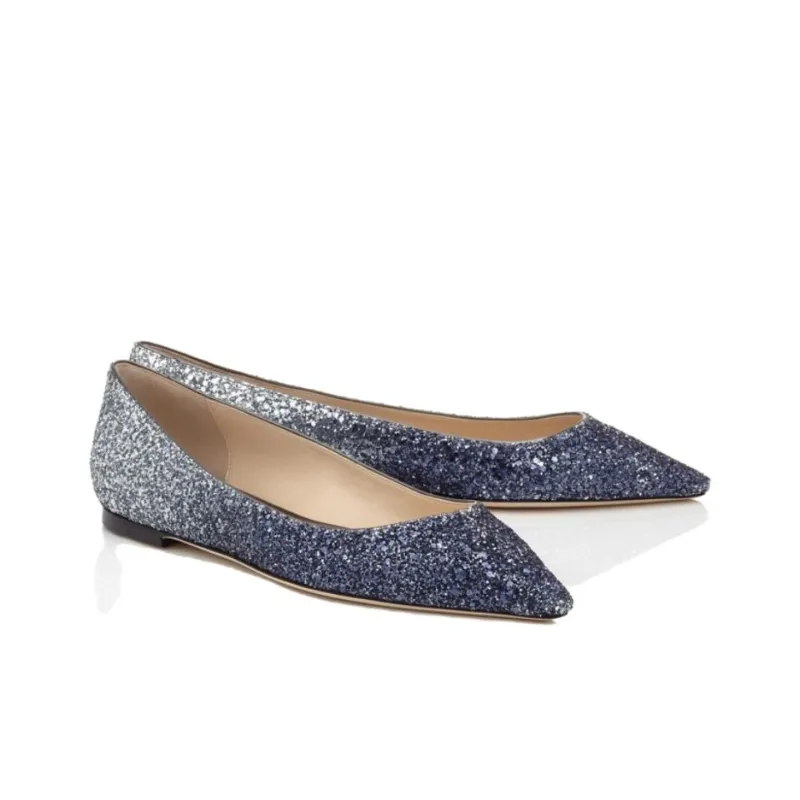 Jimmy Choo Casual Single Shoes Women's Blue-2
