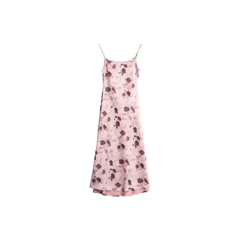 Olrain Slip Dresses Women's Rose Paste-1