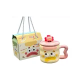 Cute Joker Cup Gift Box Set-Pink (Cup+Lid+Spoon)