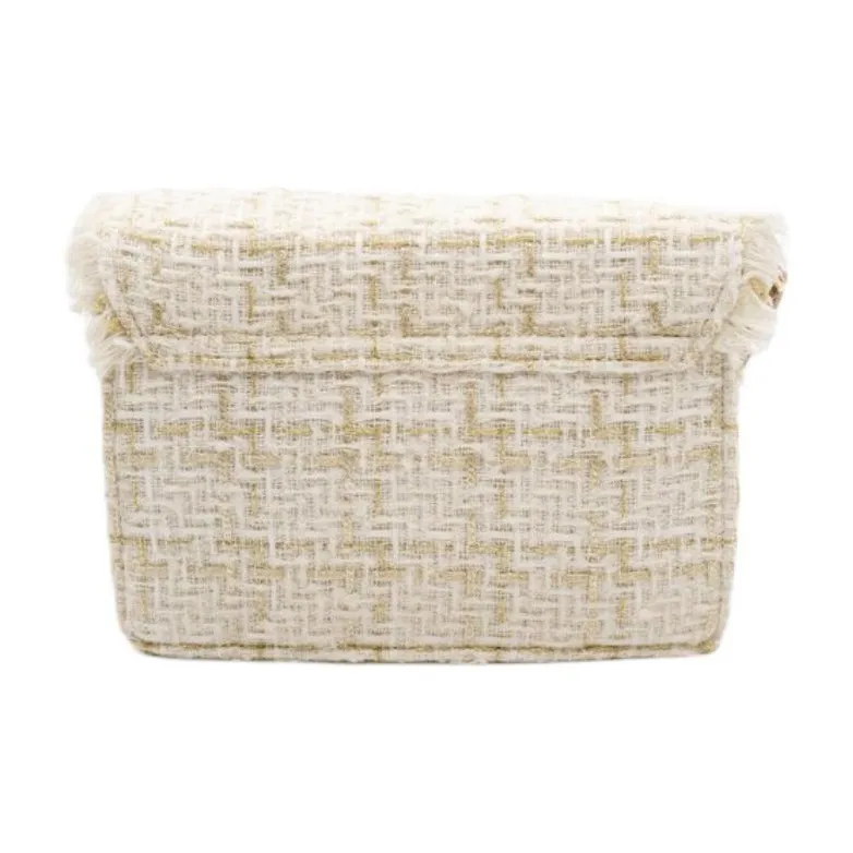 MC2 SAINT BARTHELEMY Woolen Shoulder Bag, Crossbody Bag Women's White-5