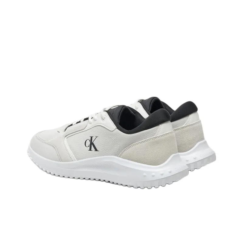 CKJ CALVIN KLEIN JEANS Low Top Casual Shoes Men's Light Gray-3