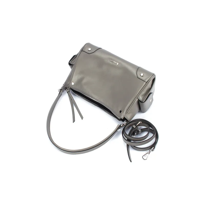 AQUASCUTUM Top Grain Cow Leather One Shoulder Handbag Women's Multicolor-1
