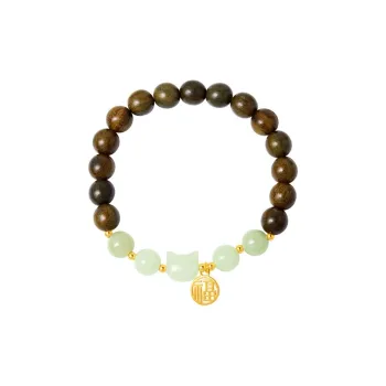 QIANCHANG Bracelets White Jade/Pale Greenish White Jade Women's