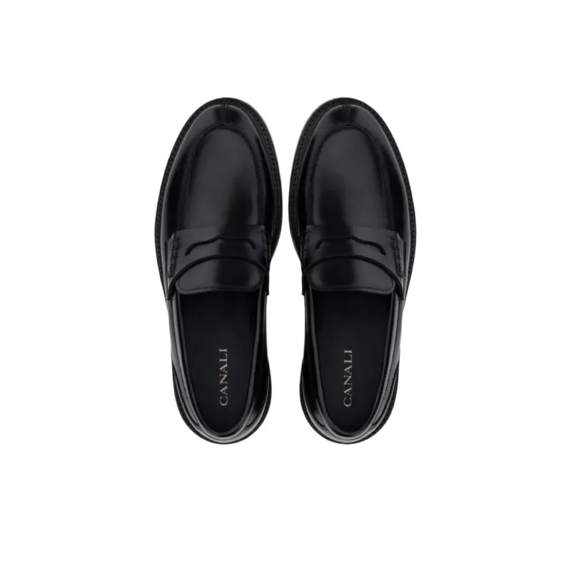 Canali Loafers Men Black-3