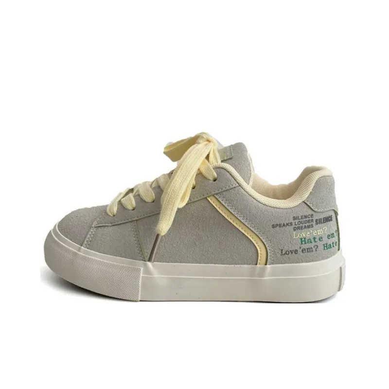 Than Than Me Slip-Resistant Low-Top Skateboard Shoes Women's-4
