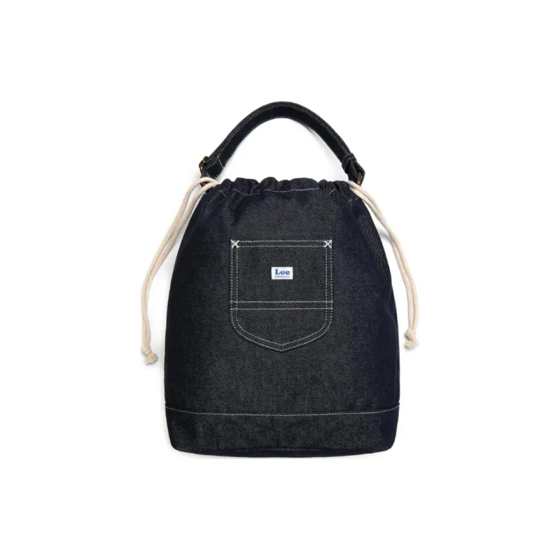 Lee Polyester Bucket Bag Handbag Women's Indigo-0