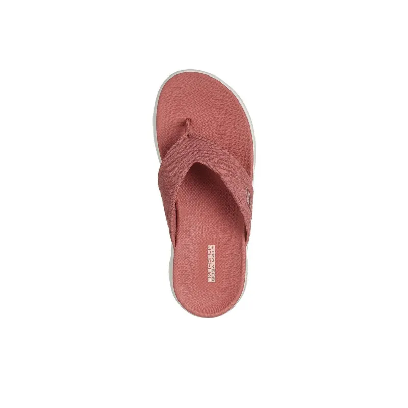 Skechers ON THE GO Abrasion Resistant Slip Resistant Flip Flops Women's Light Purple-3