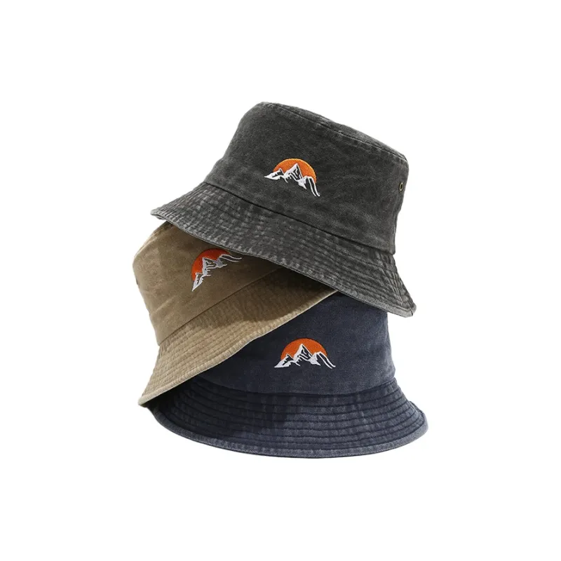 Yalu Polyester Bucket Hats Unisex-4