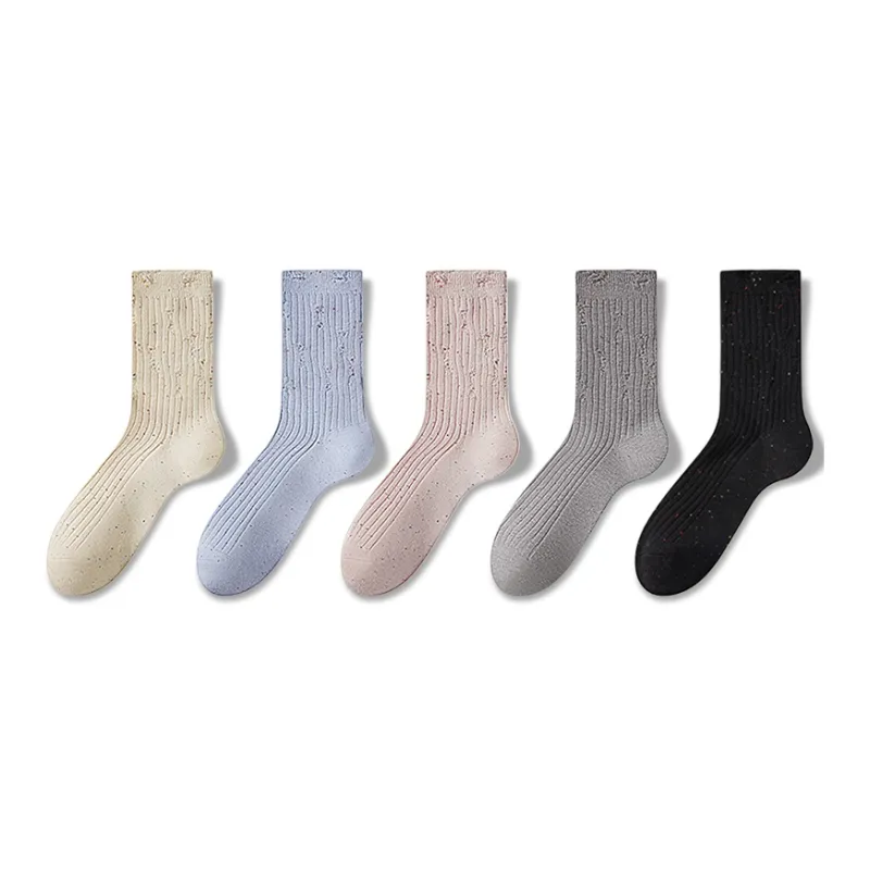 JIAZINI Mid-Calf Socks Women's 5 Pack-6