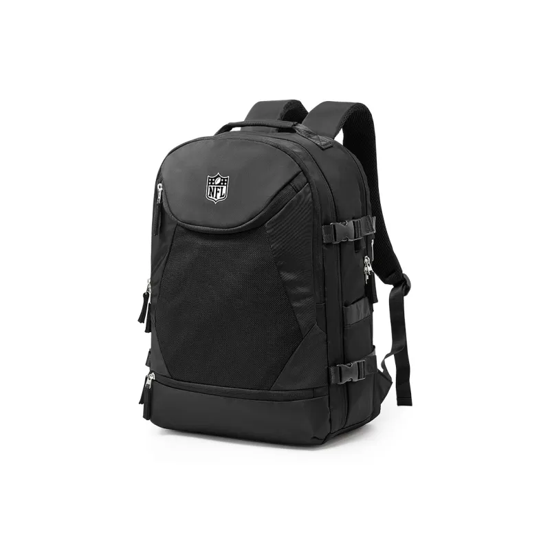 NFL Fabric Backpack Laptop Backpack Regular Unisex Black-1