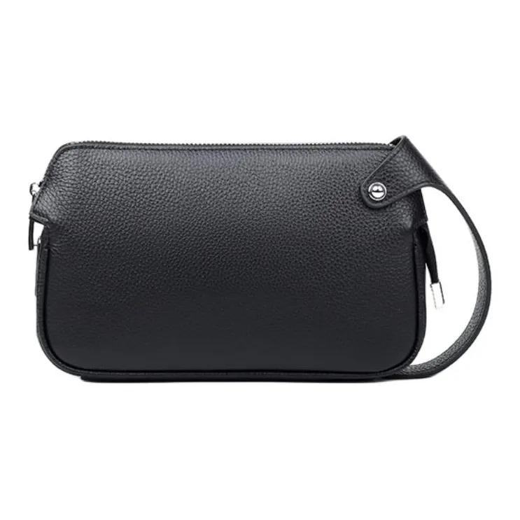 LARTIGENT Cow Leather Clutch Regular Men's Black-1