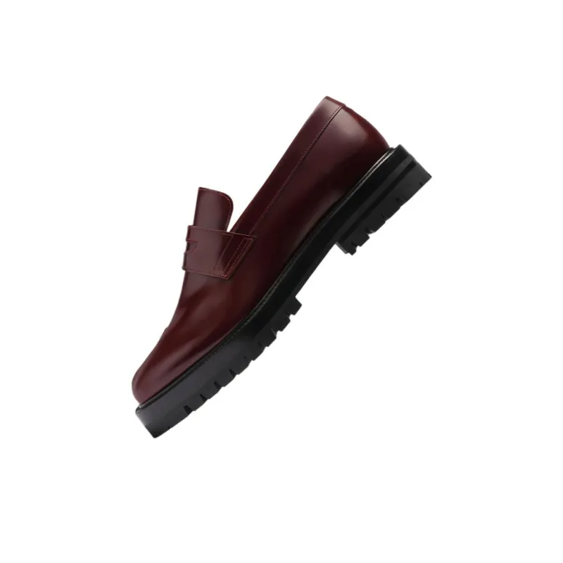Maison Margiela Tabi Loafers Men's Burgundy-3