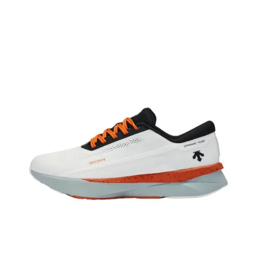 DESCENTE Cushioning Abrasion Resistant Support Running Shoes Men's White