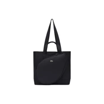 LACOSTE Fabric Tote Bag, Shopping Bag, Shoulder Bag, Handbag Unisex Midnight Blue