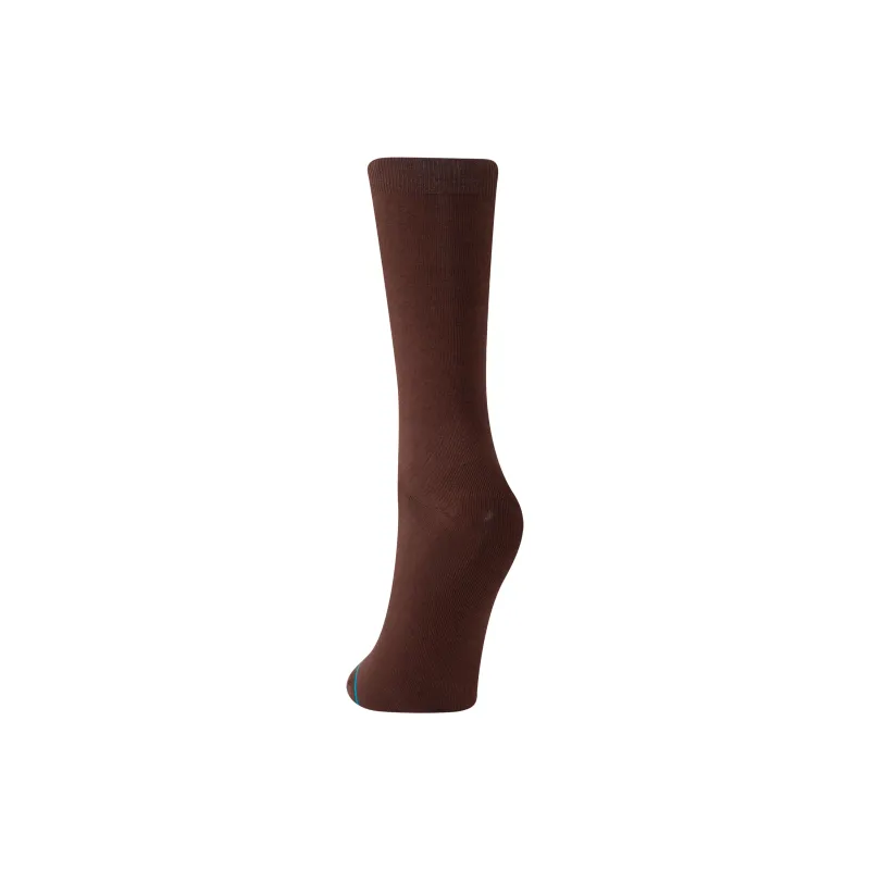 Stance Mid Calf Socks Women's 1 Pack Brown-4