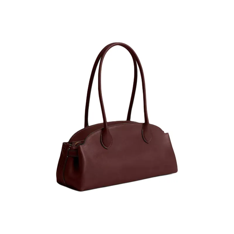 COACH Empire Carryall Vegetable Tanned Leather Handbag Large Size Women's Chestnut-1