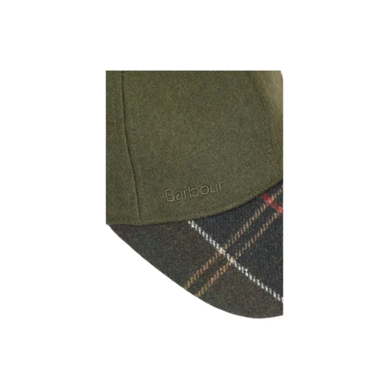 BARBOUR Wool Baseball Caps Men's Green-4
