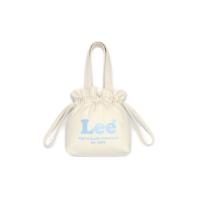 Lee Cotton Handbag Mini Women's White & Blue-0