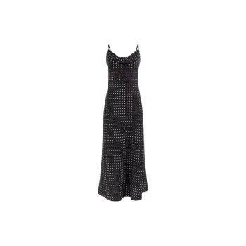 GUESS Nightgown Women's Black Polka Dot
