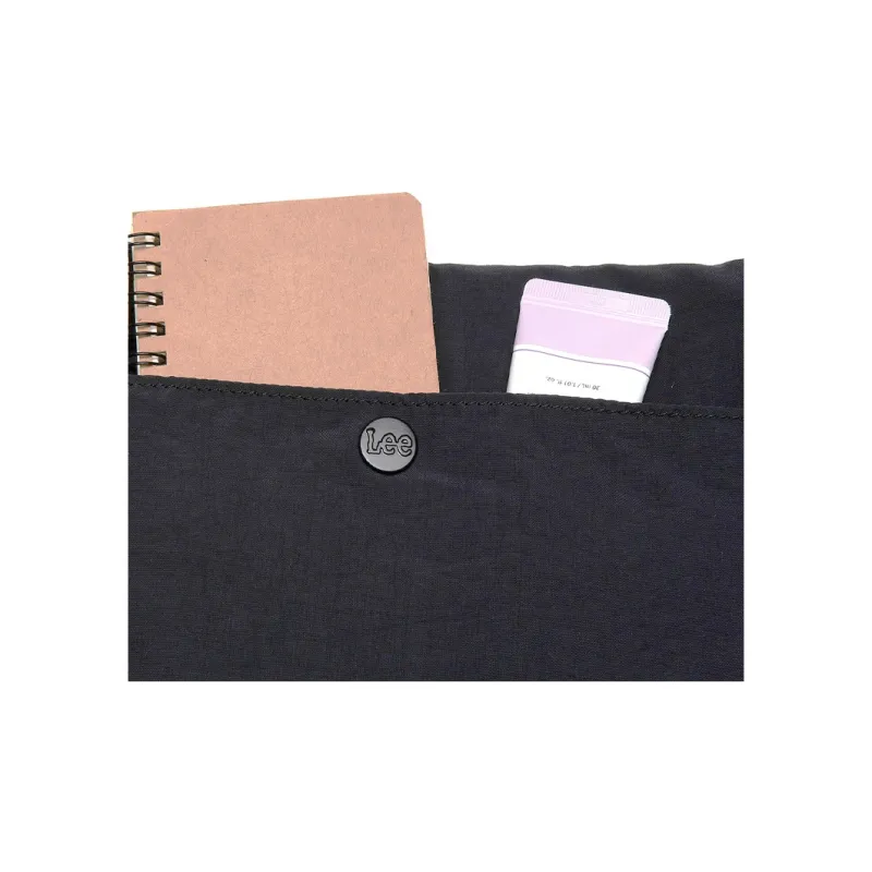Lee Nylon Shoulder Bag Mini Unisex Black-3