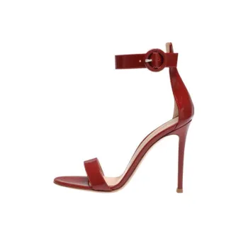 GIANVITO ROSSI Portofino One Strap Sandals 10.5cm Women's Red