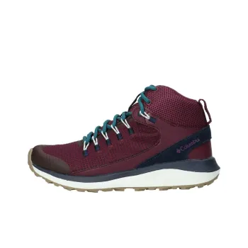 Columbia Trailstorm Anti-Slip Wear-Resistant Mid-Top Training Shoes Women's Red