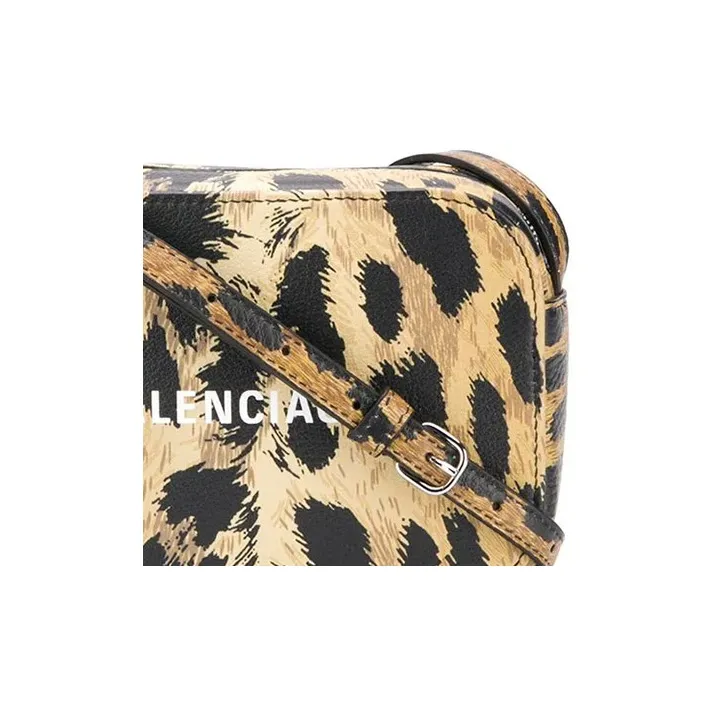 Balenciaga Cow Leather Camera Bag Shoulder Bag Crossbody Bag Regular Women's Black Yellow Multicolor-2
