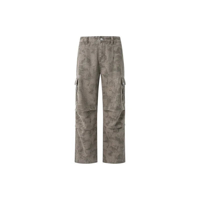 NEVER RULE Casual Pants Unisex Blue-4